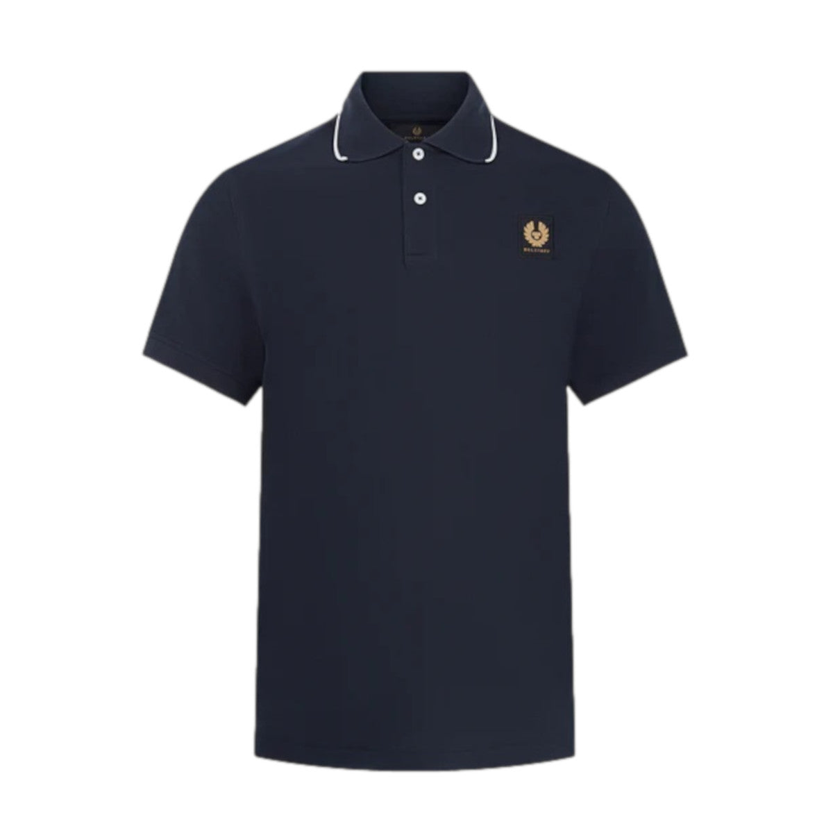 Belstaff Tipped Polo S1-25 Dark Ink