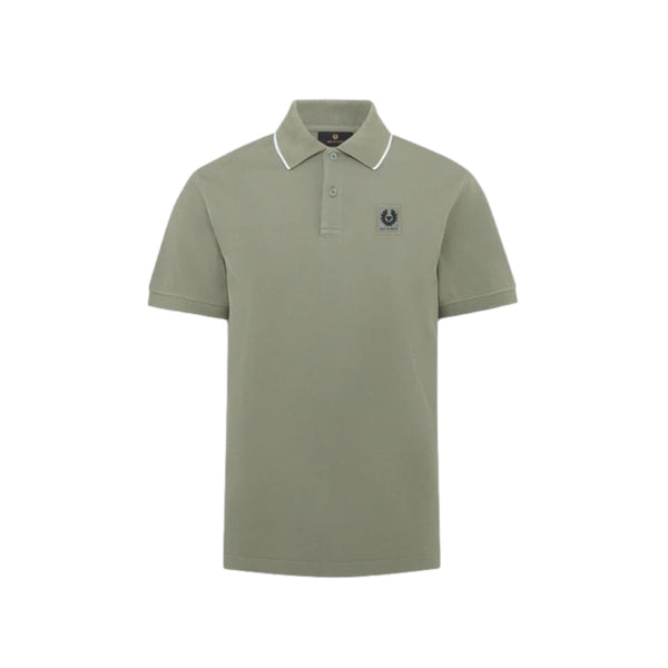 Belstaff Tipped Polo Sage Green