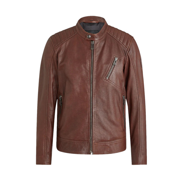 Belstaff V Racer Leather Jacket A1-24 Deep Copper