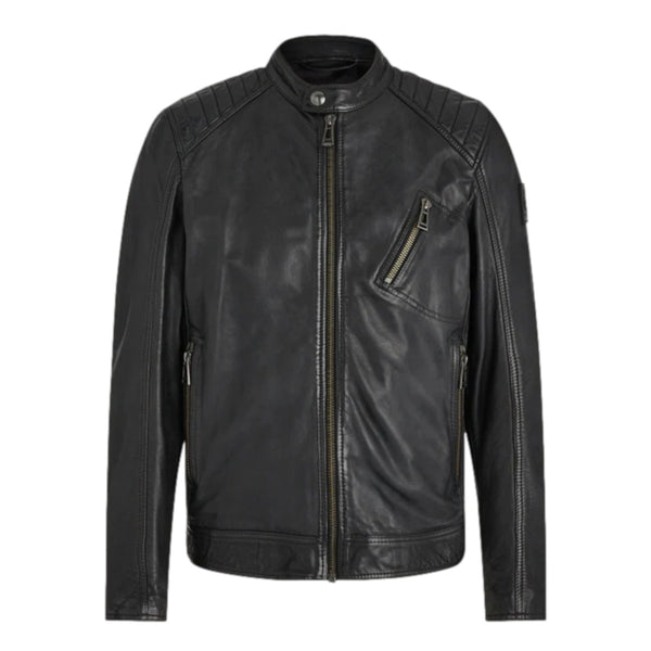 Belstaff V Racer Leather Jacket 90000 BLACK