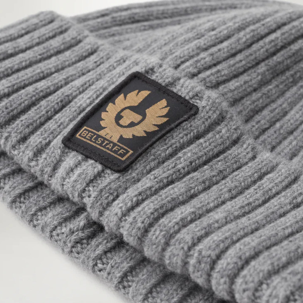 Belstaff Watch Beanie Hat Pale Grey Melange
