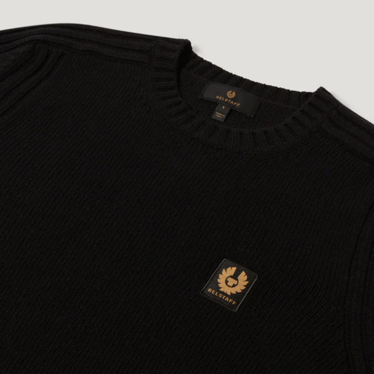 Belstaff Watch Crew Neck Jumper Black