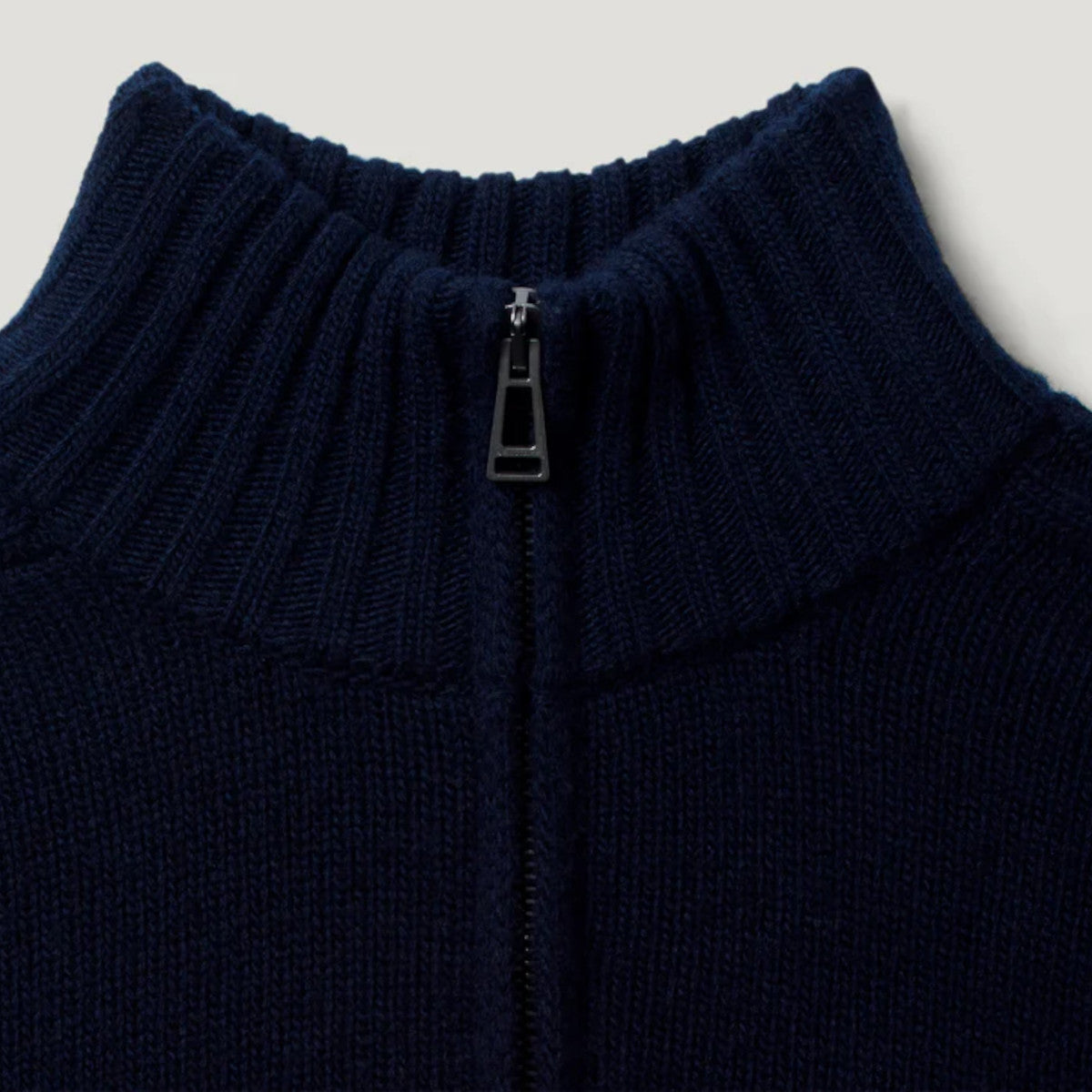Belstaff Watch Quarter Zip Jumper Dark Ink