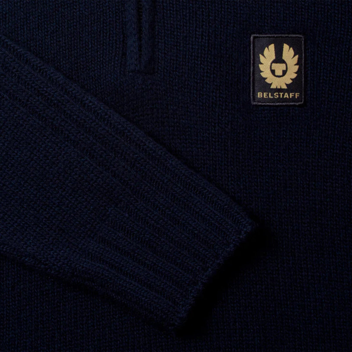 Belstaff Watch Quarter Zip Jumper Dark Ink