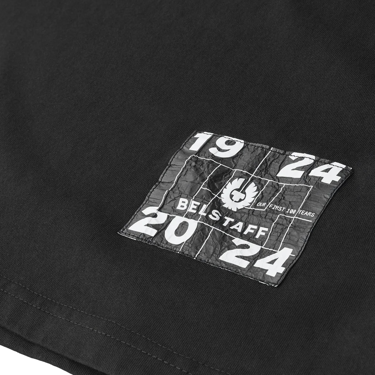Belstaff Centenary Applique Label T-Shirt Black