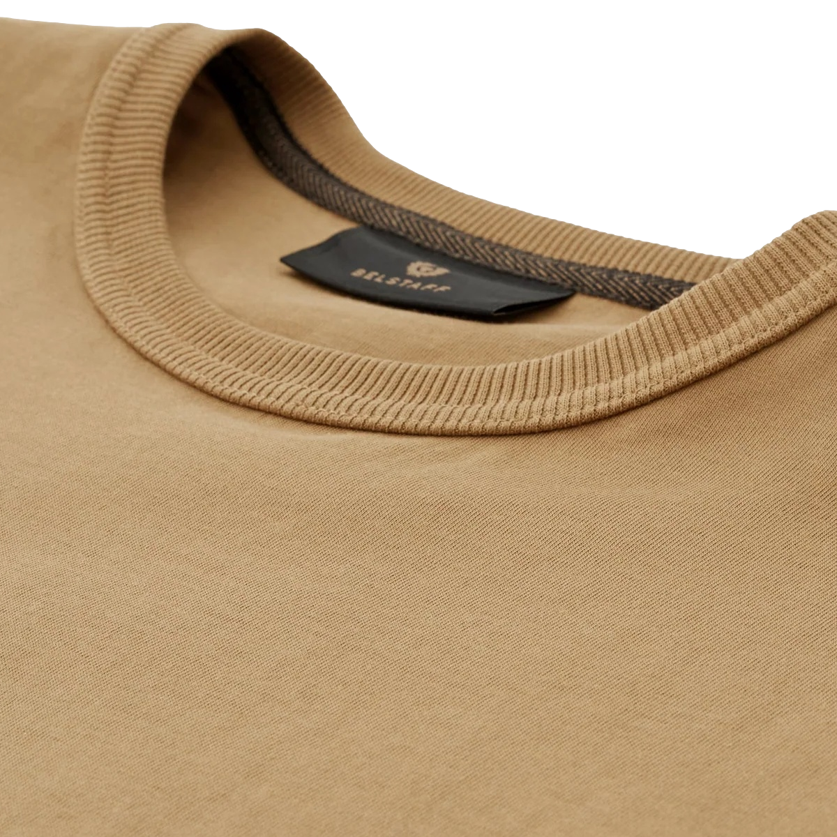 Belstaff Centenary Applique Label T-Shirt British Khaki