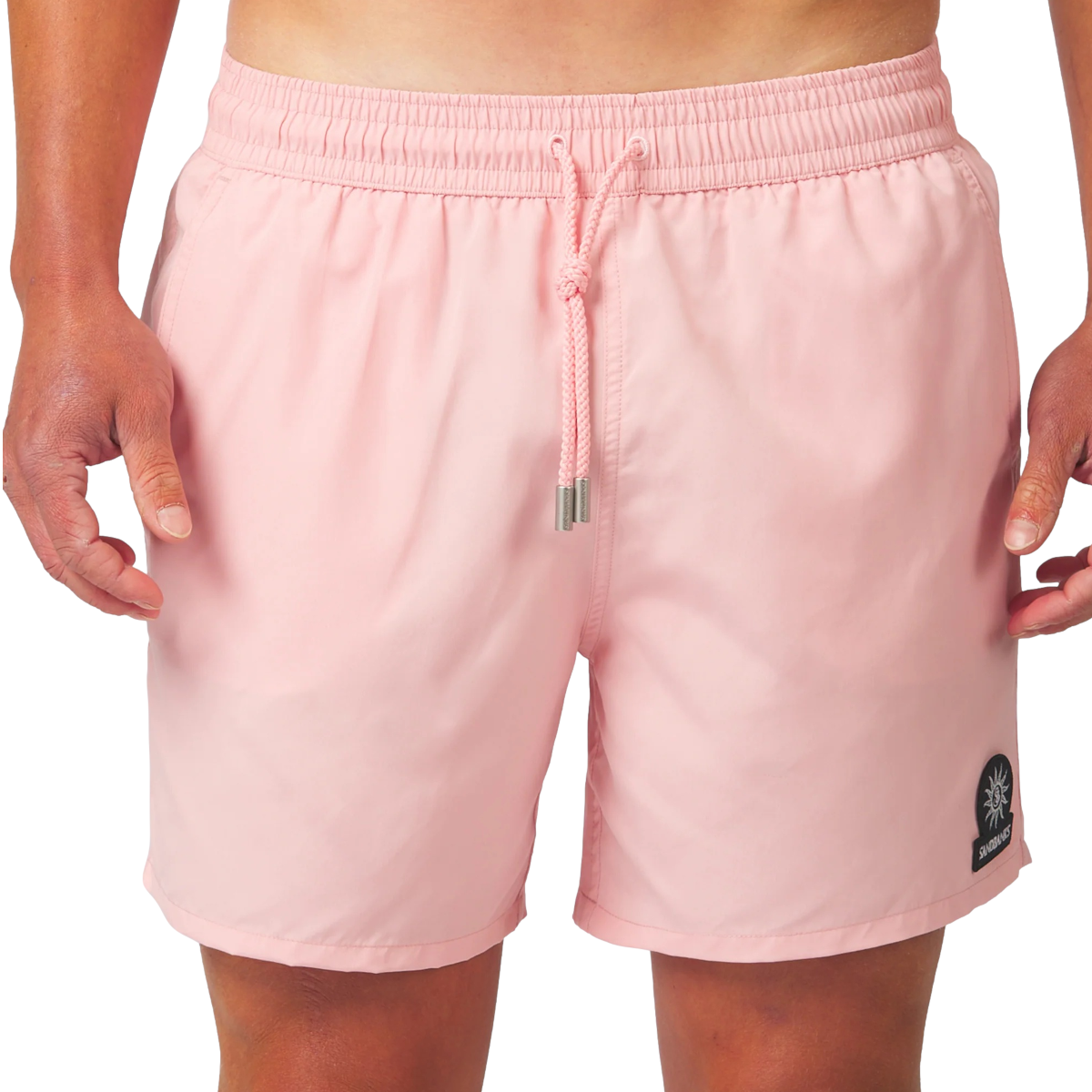 Sandbanks Badge Logo Swimshort Crystal Rose