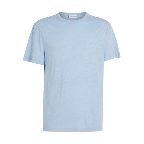 Calvin Klein Cotton Linen T-Shirt CGK Kentucky Blue