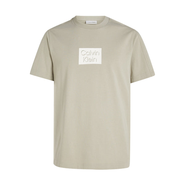 Calvin Klein Cut Out Shadow Logo T-Shirt PC7  London Fog