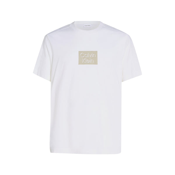 Calvin Klein Cut Out Shadow Logo T-Shirt YAF Bright White