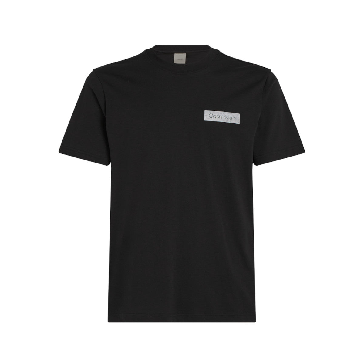 Calvin Klein Raised Concrete Logo T-Shirt BEH Black