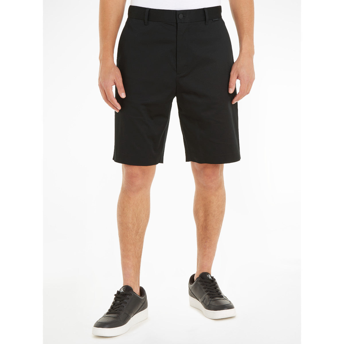 Calvin Klein Sateen Stretch Regular Shorts BEH Black