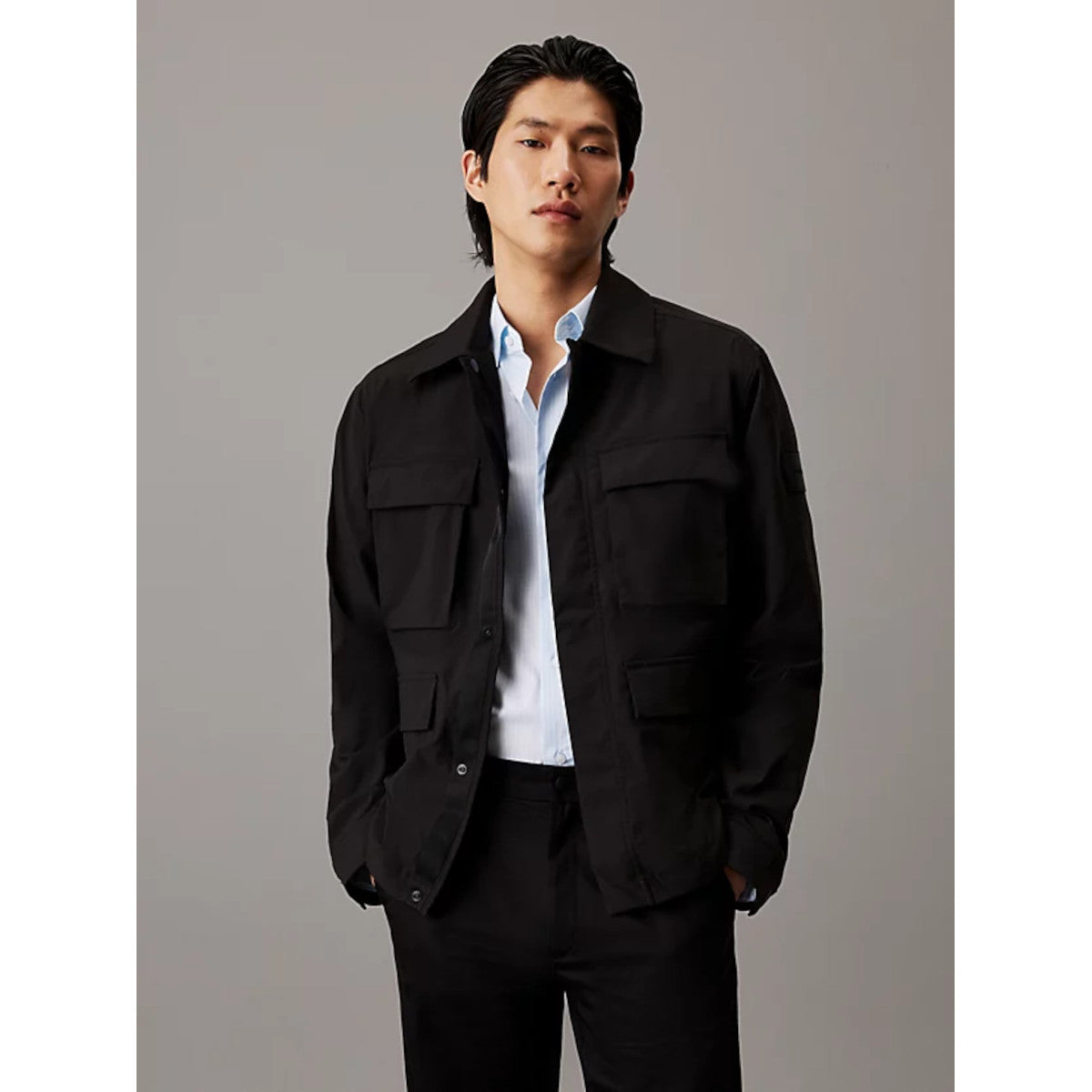 Calvin Klein Soft Tech 4 Pocket Jacket BEH Black