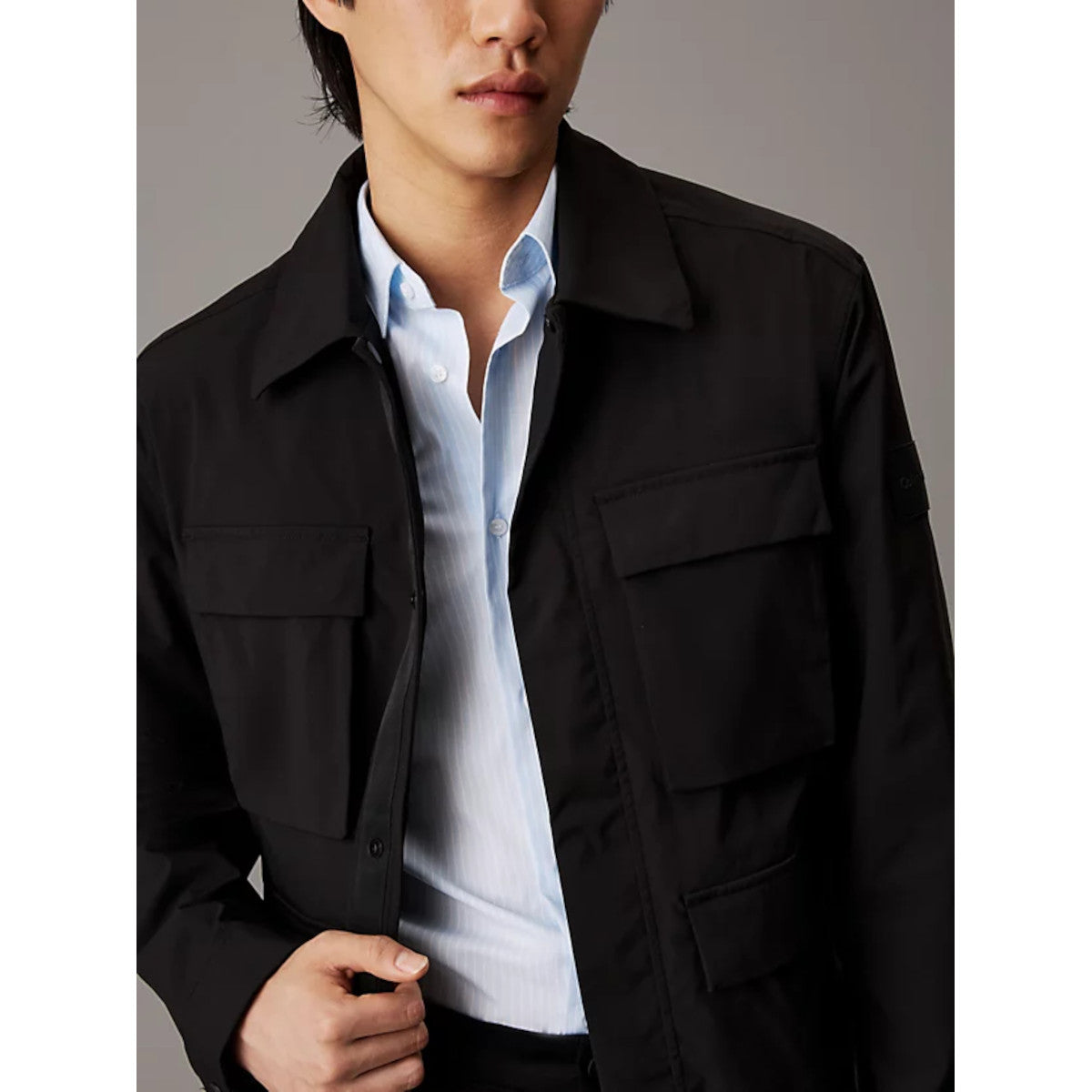 Calvin Klein Soft Tech 4 Pocket Jacket BEH Black