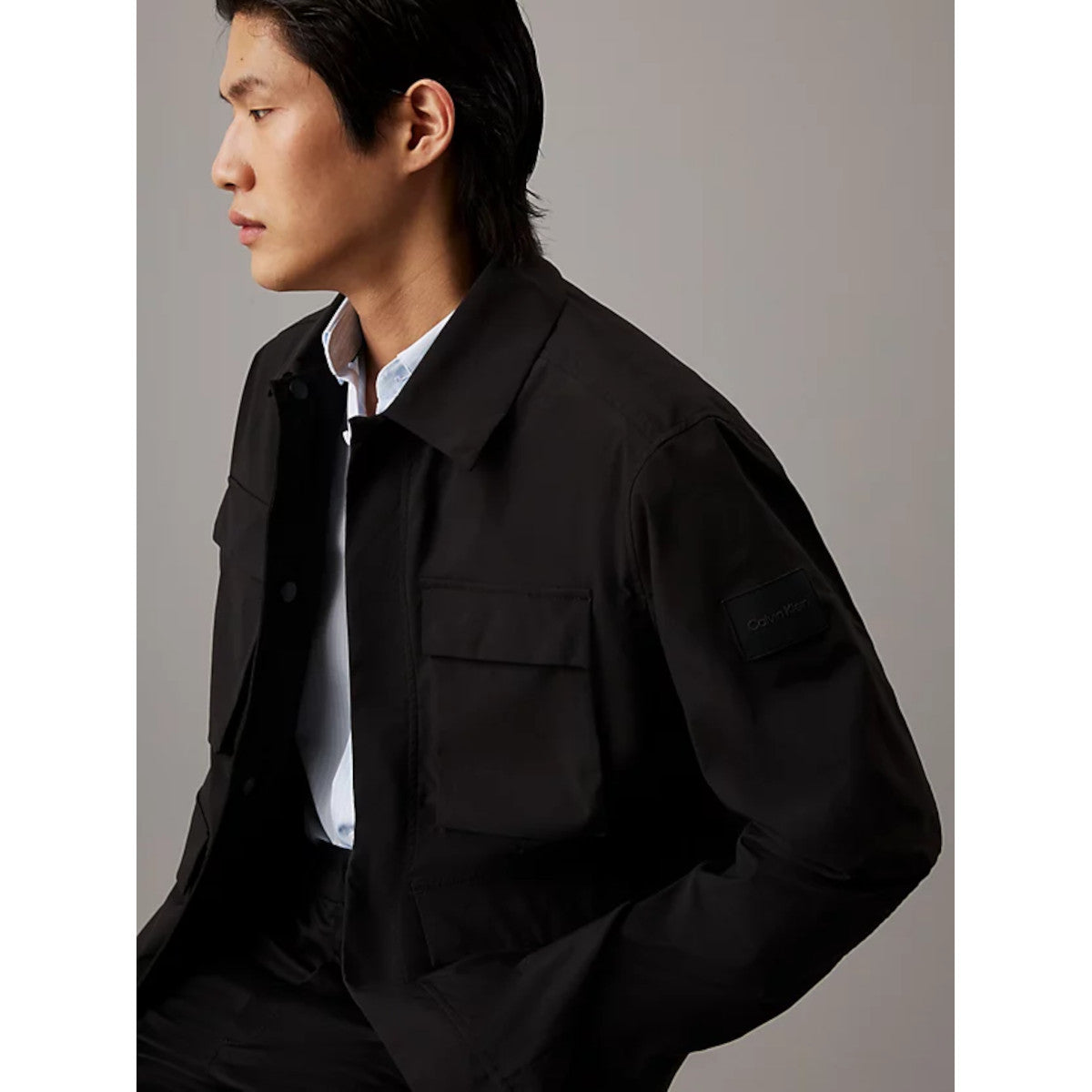 Calvin Klein Soft Tech 4 Pocket Jacket BEH Black