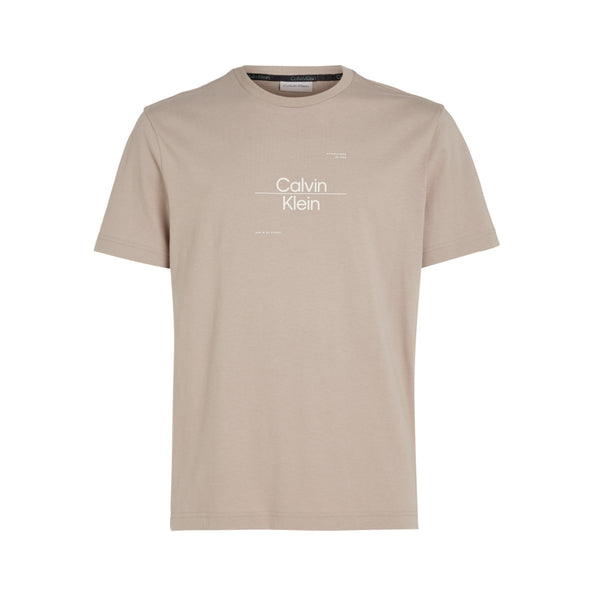 Calvin Klein optic Line Logo T-Shirt PAN Atmosphere
