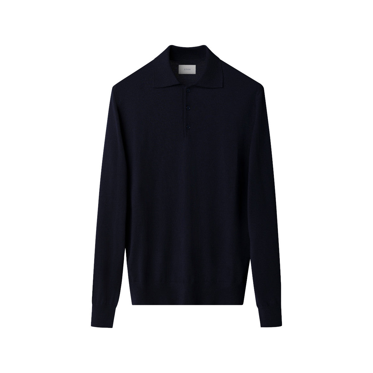 Eton Fine Knit Merino Polo Shirt 28 Navy
