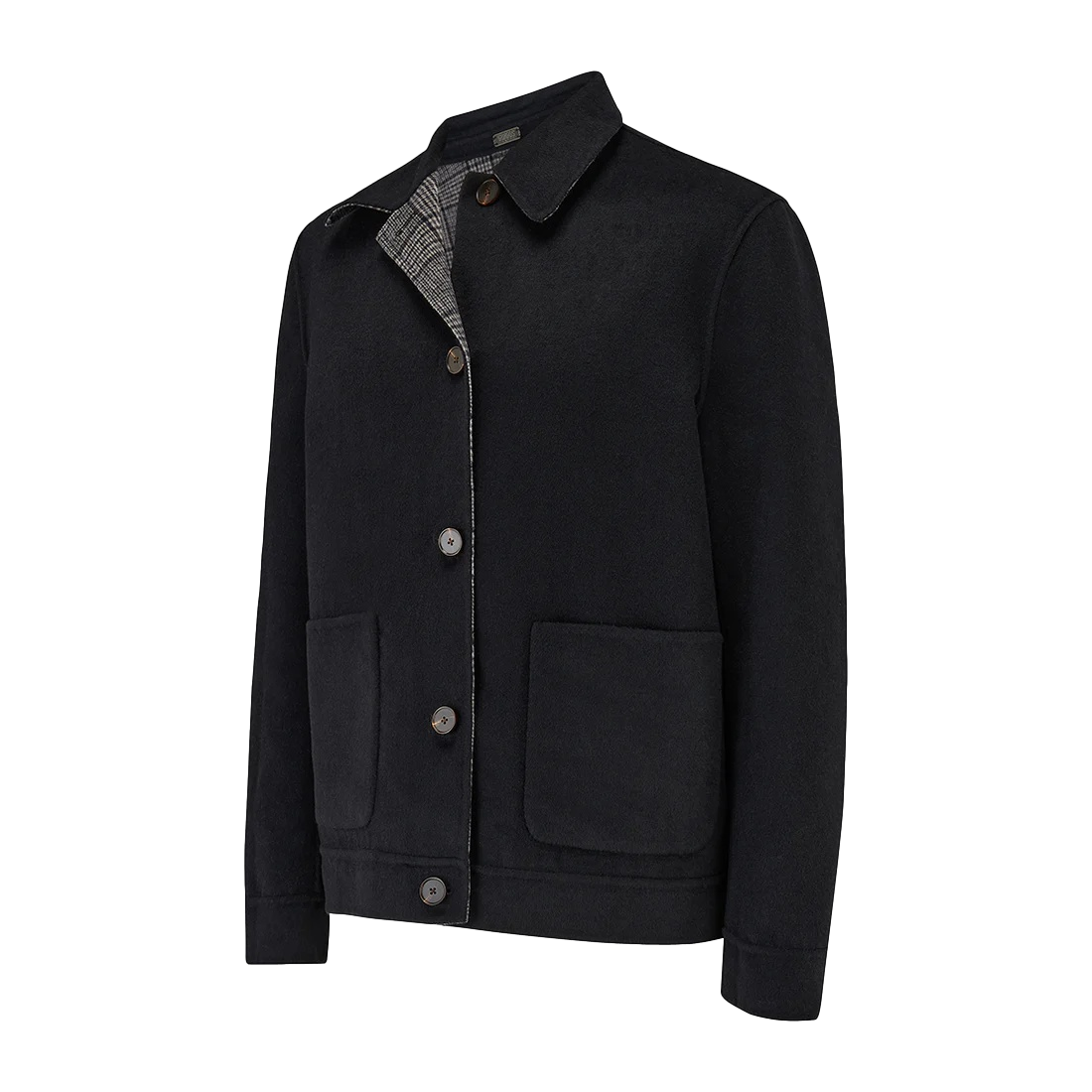Guards London Scot Overshirt Black Check/Black