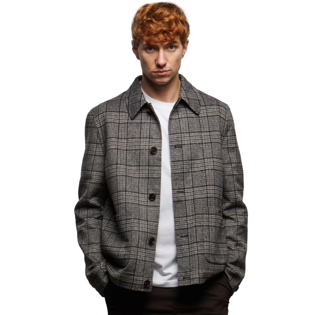 Guards London Scot Overshirt Black Check/Black
