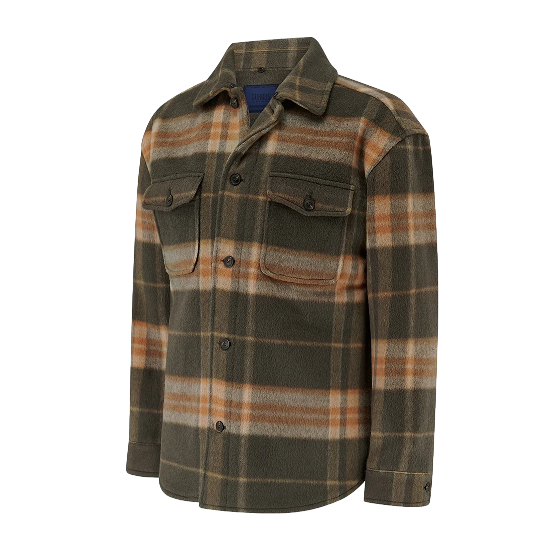 Guards London Welsh Overshirt Green Check
