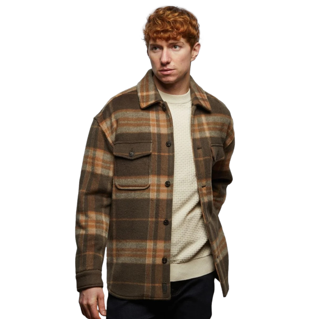 Guards London Welsh Overshirt Green Check