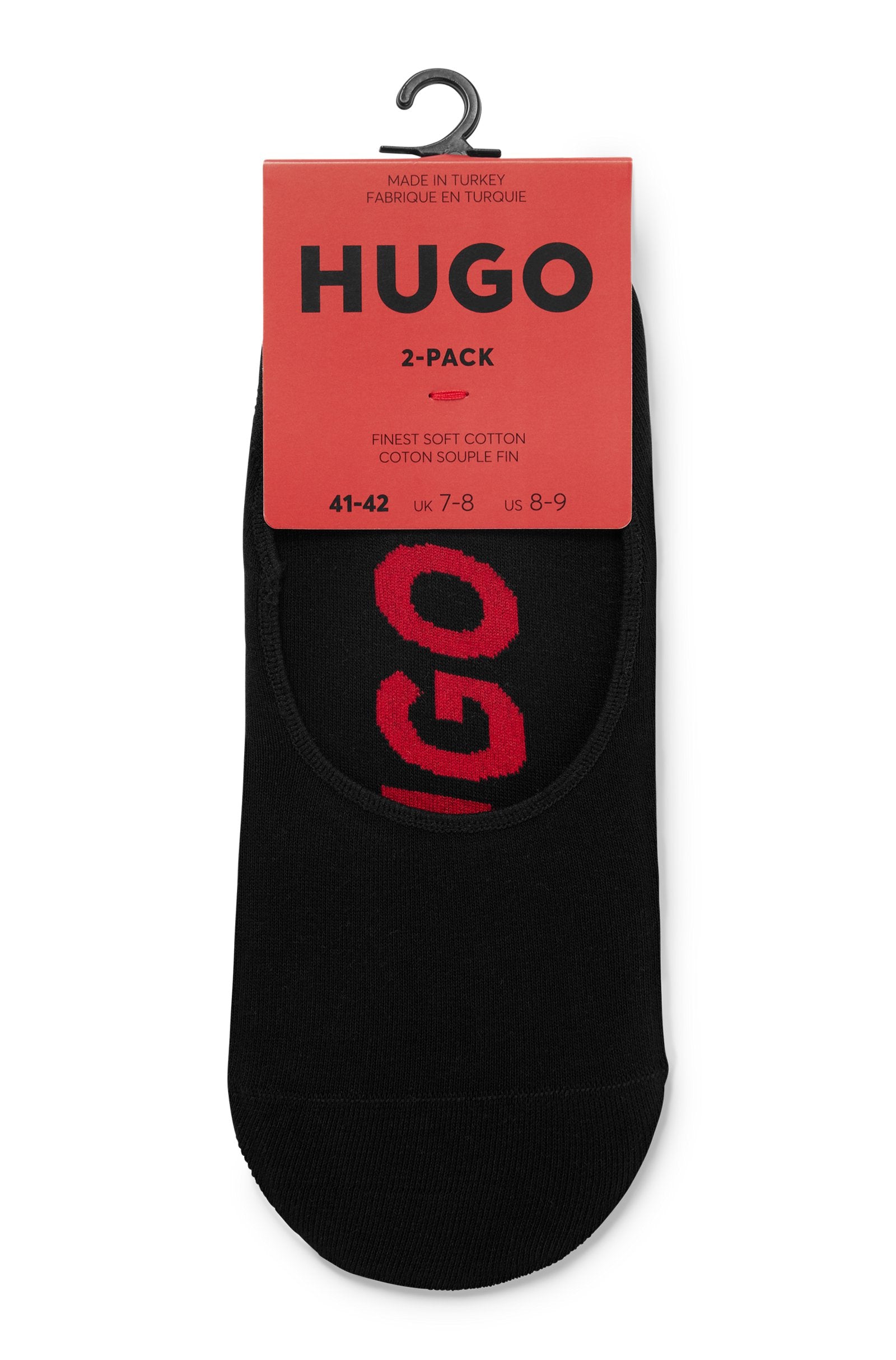 HUGO 2P SL LOGO CC Socks 001 Black