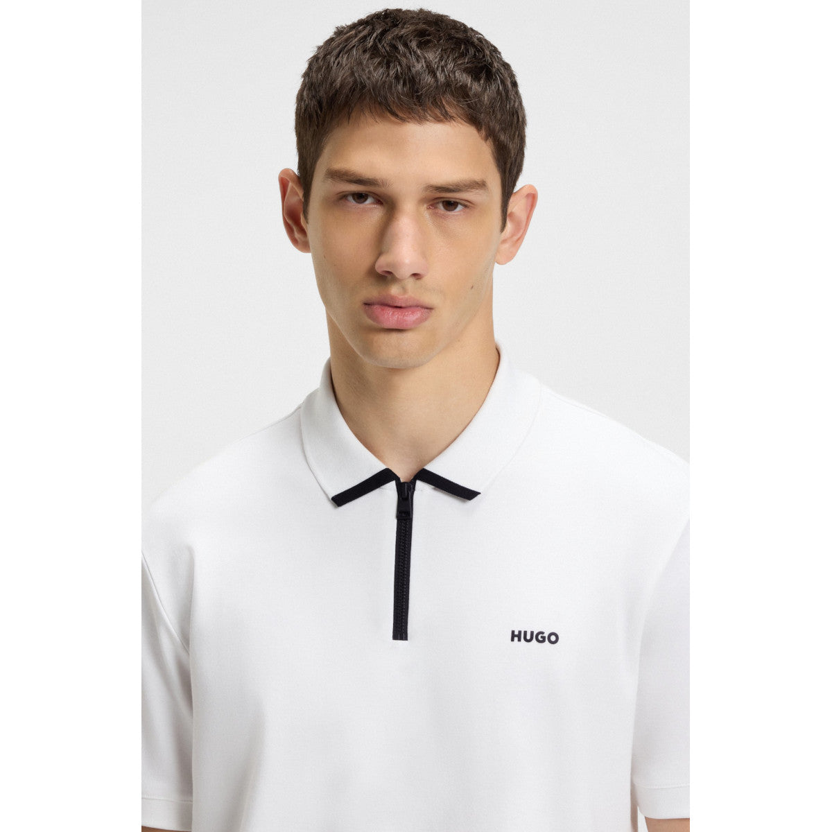 HUGO Dalomino Polo Shirt 100 White