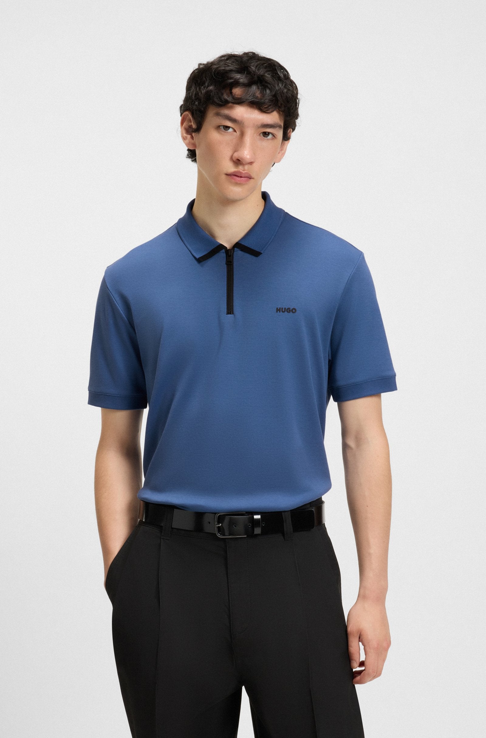 HUGO Dalomino Polo Shirt 427 Medium Blue