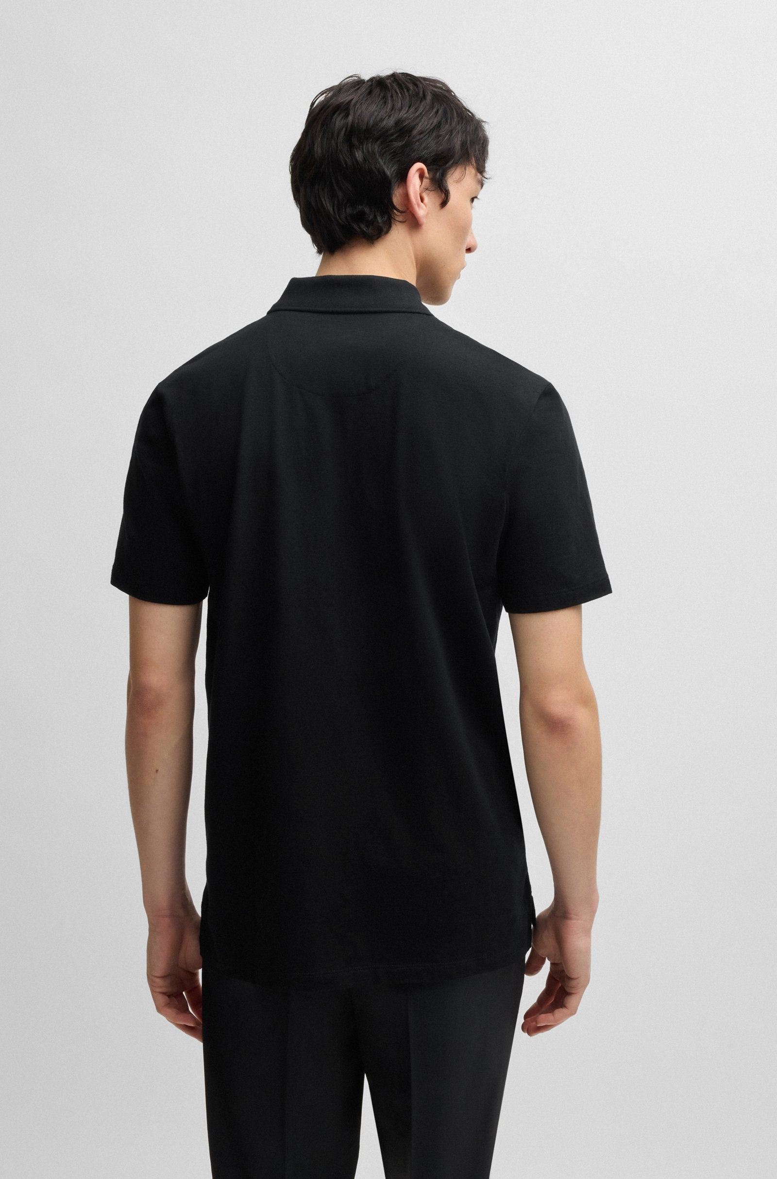 HUGO Dekok233 Polo Shirt A1-25 001 Black