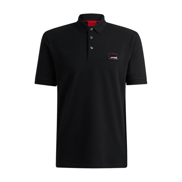 HUGO Dereso_Gel Polo Shirt 10266059 001 Black