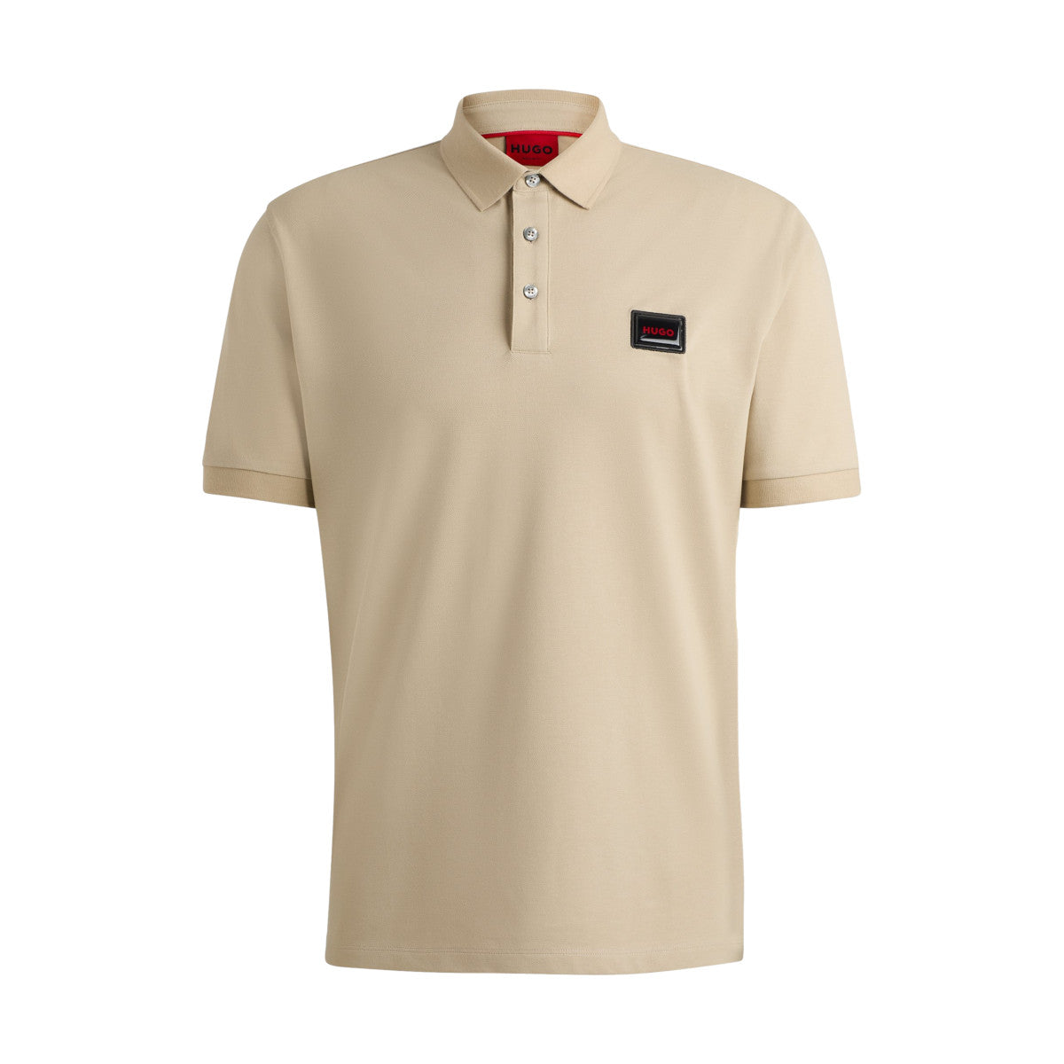 HUGO Dereso_Gel Polo Shirt 10266059 281 Open Beige