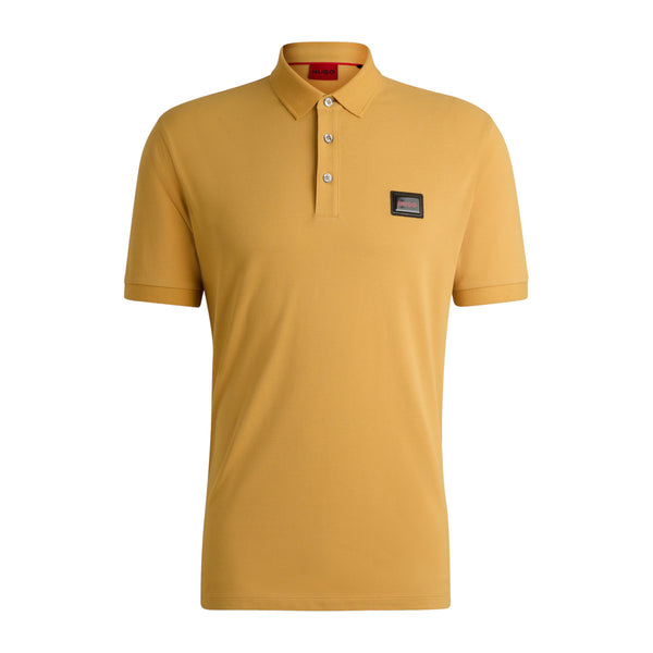 HUGO Dereso_Gel Polo Shirt 10266059 712 Gold