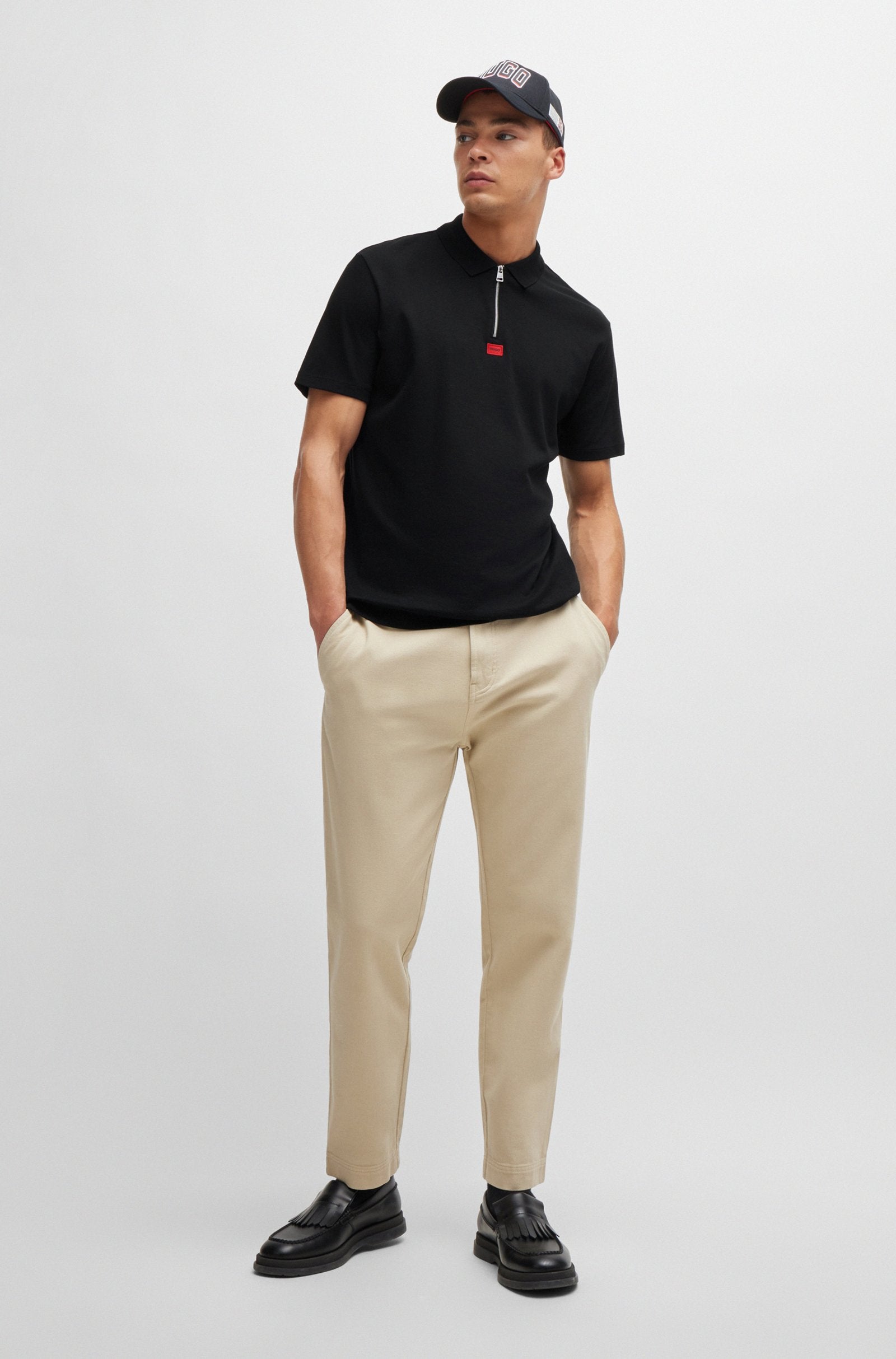 HUGO Deresom241 Polo Shirt 10257070 001 Black