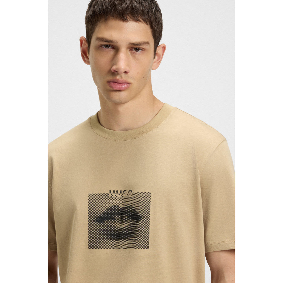 HUGO Deterni T-Shirt 269 Medium Beige
