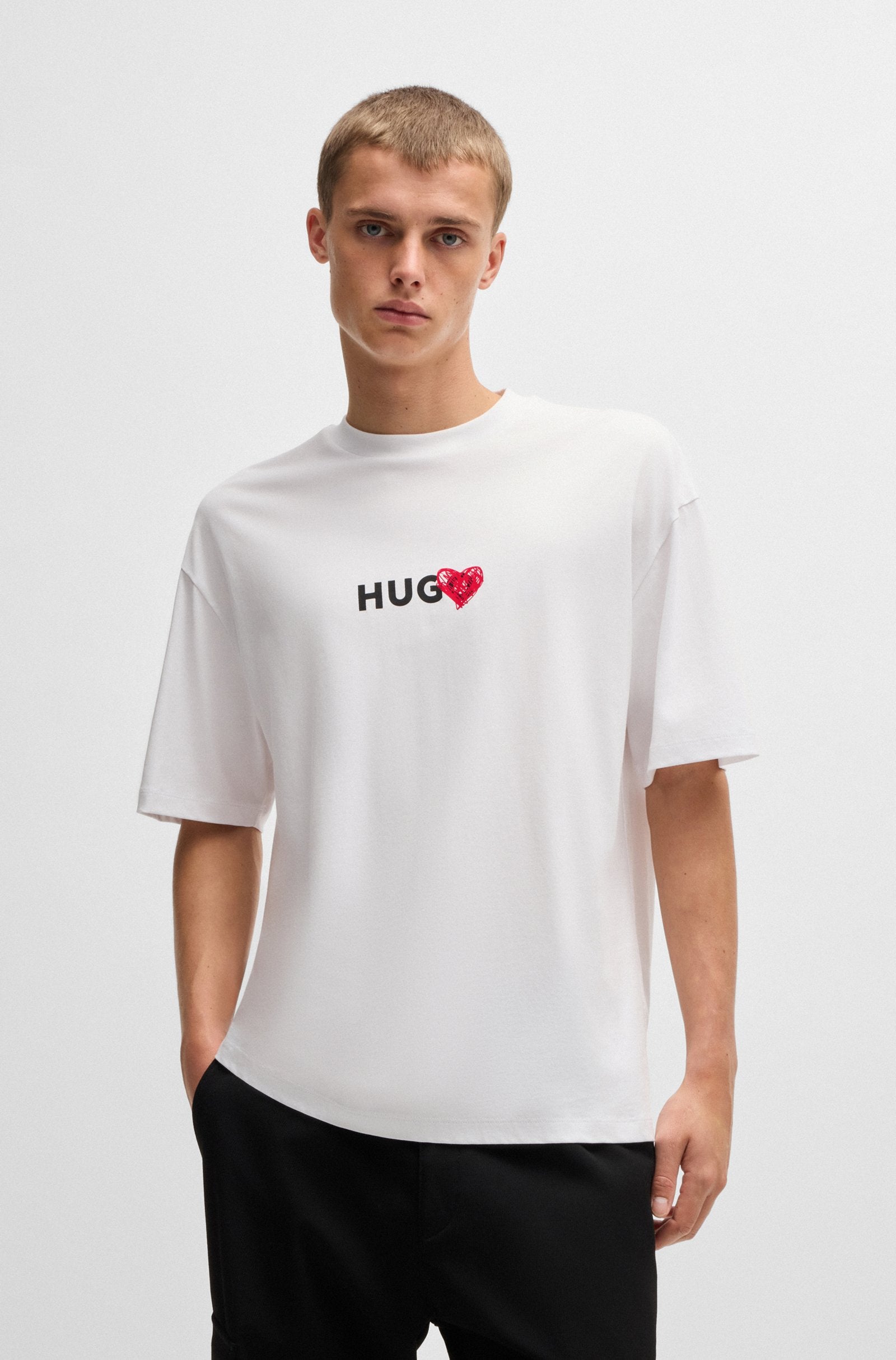 HUGO Dewdam T-Shirt 100 White