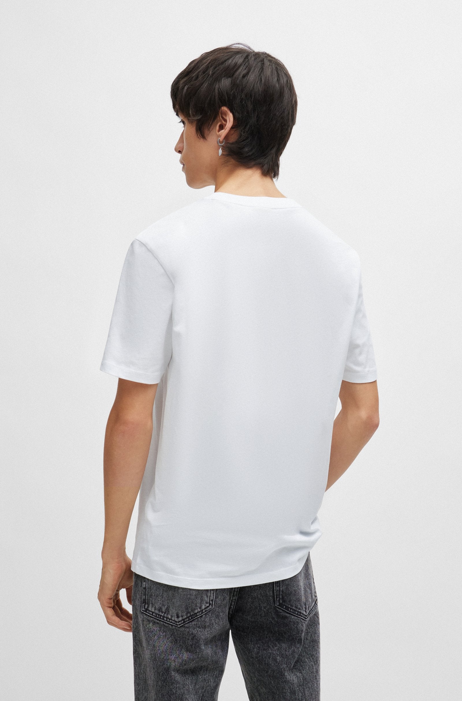 HUGO Dibeach T-Shirt 100 White – Frank Bird