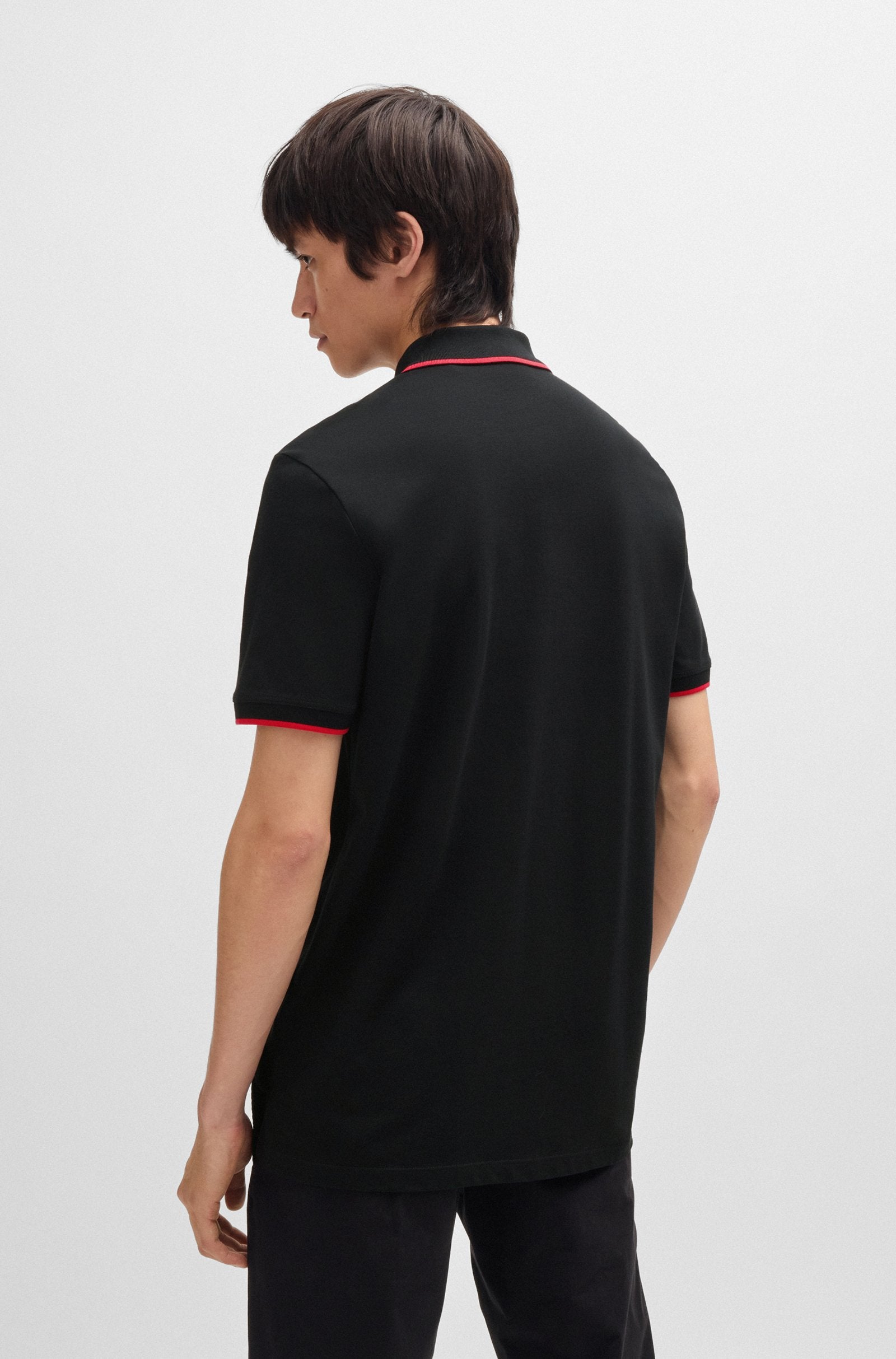 HUGO Dinoso222 Polo Shirt S2-24 001 Black