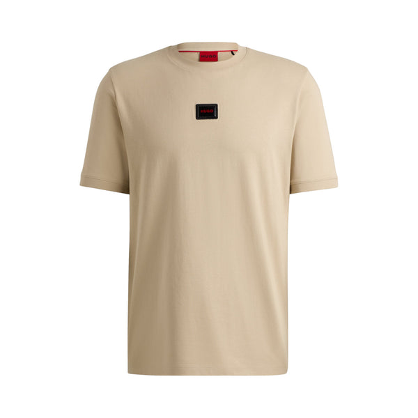 HUGO Diragolino_Gel T-Shirt 10266060 281 Open Beige