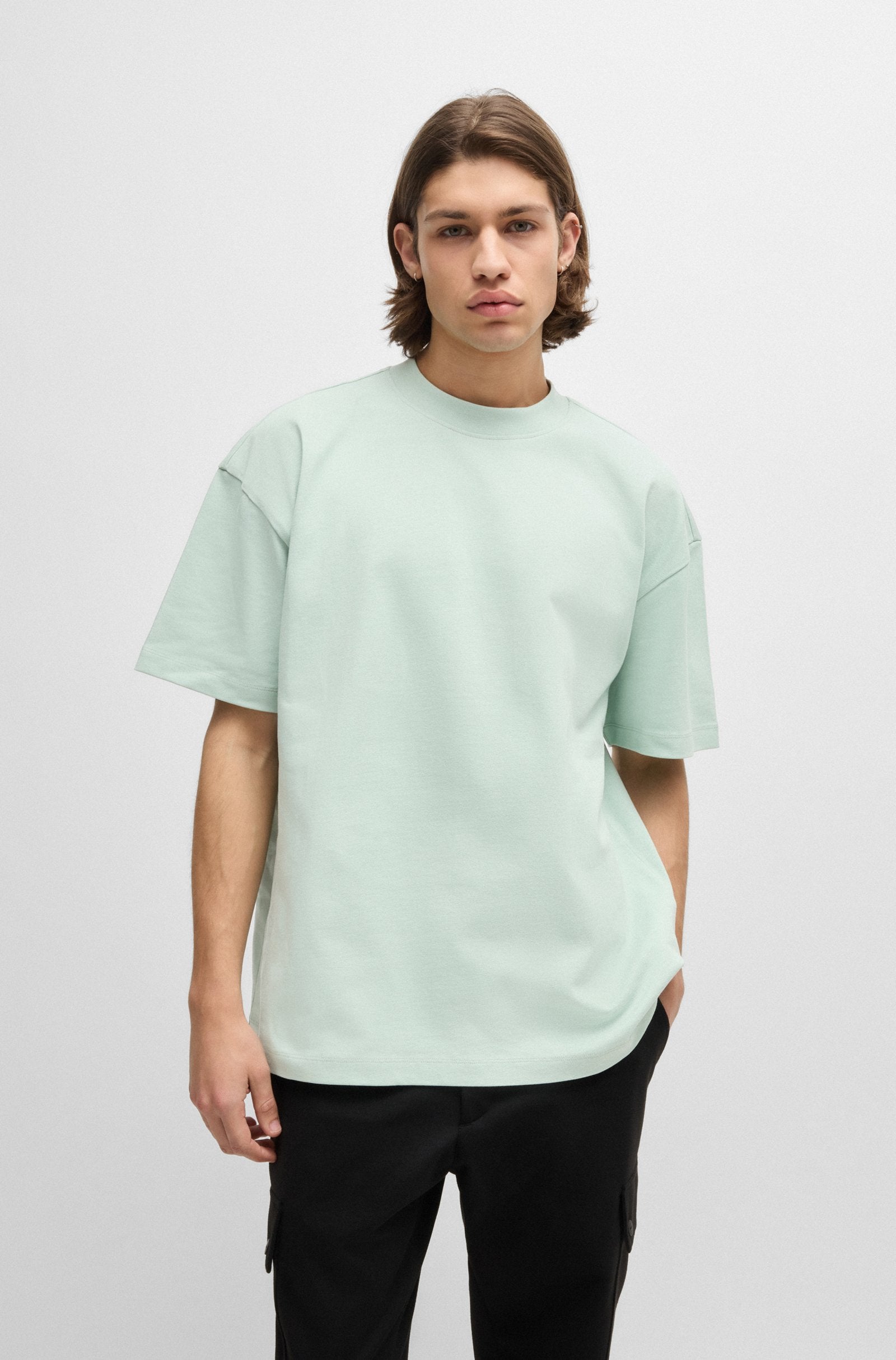 HUGO Dplanitee T-Shirt 10262447 332 Light Pastel Green