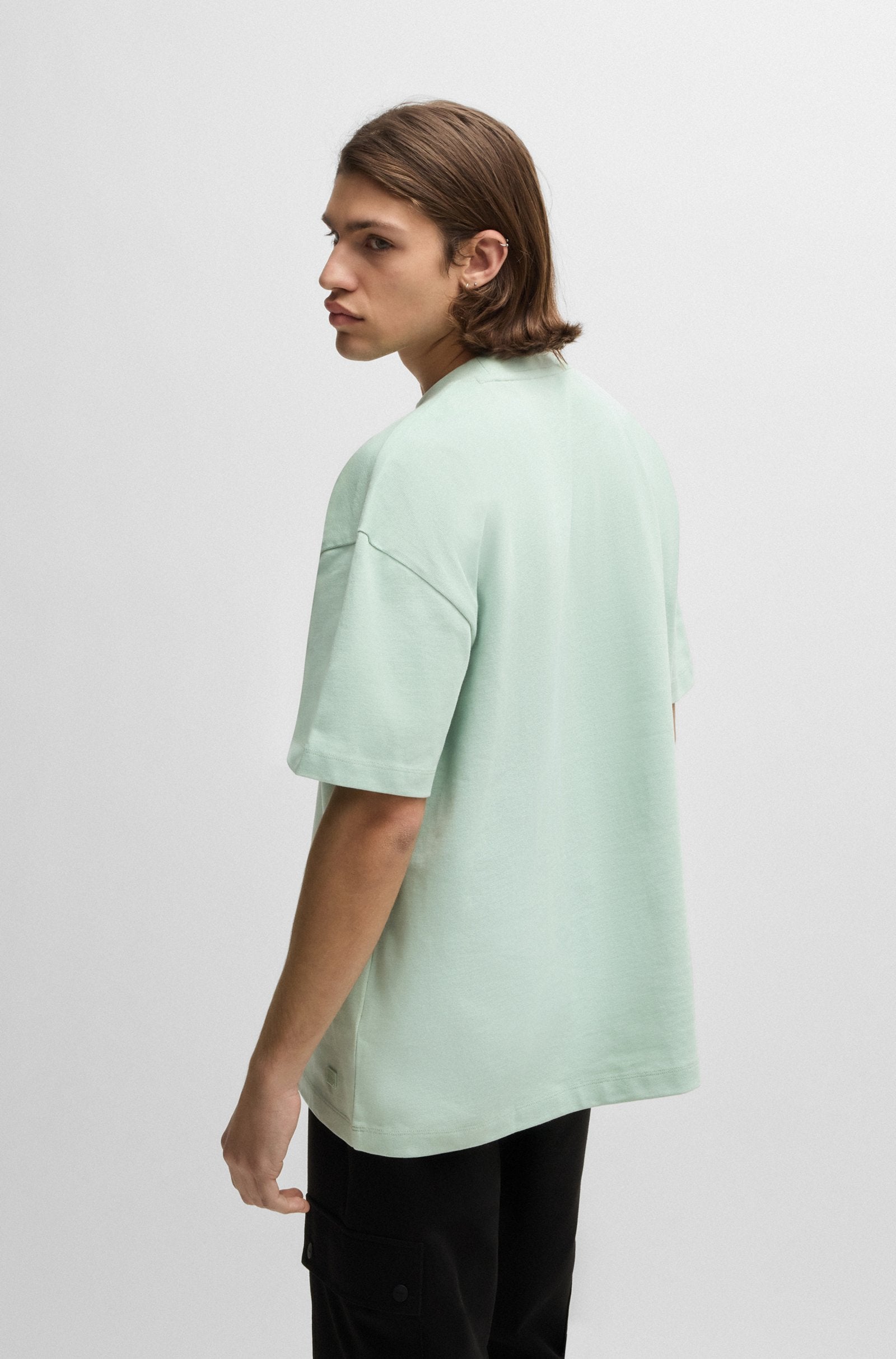 HUGO Dplanitee T-Shirt 10262447 332 Light Pastel Green