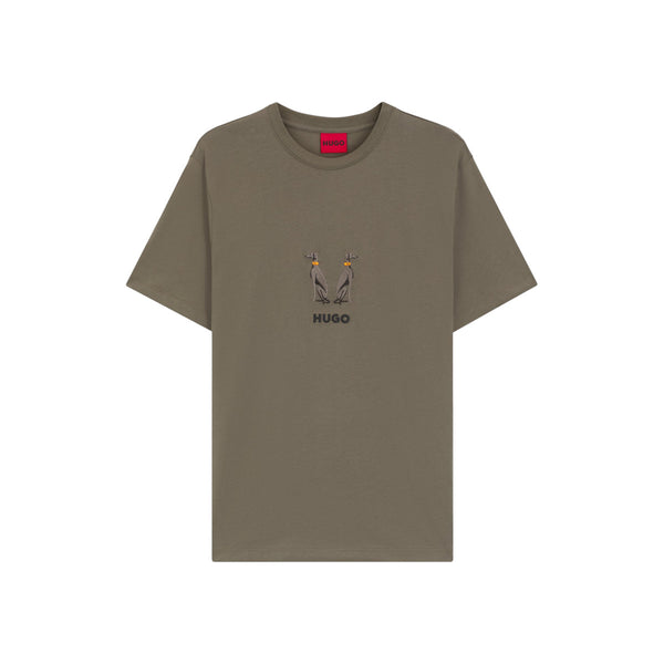 HUGO Dugolini T-Shirt 032 Medium Grey