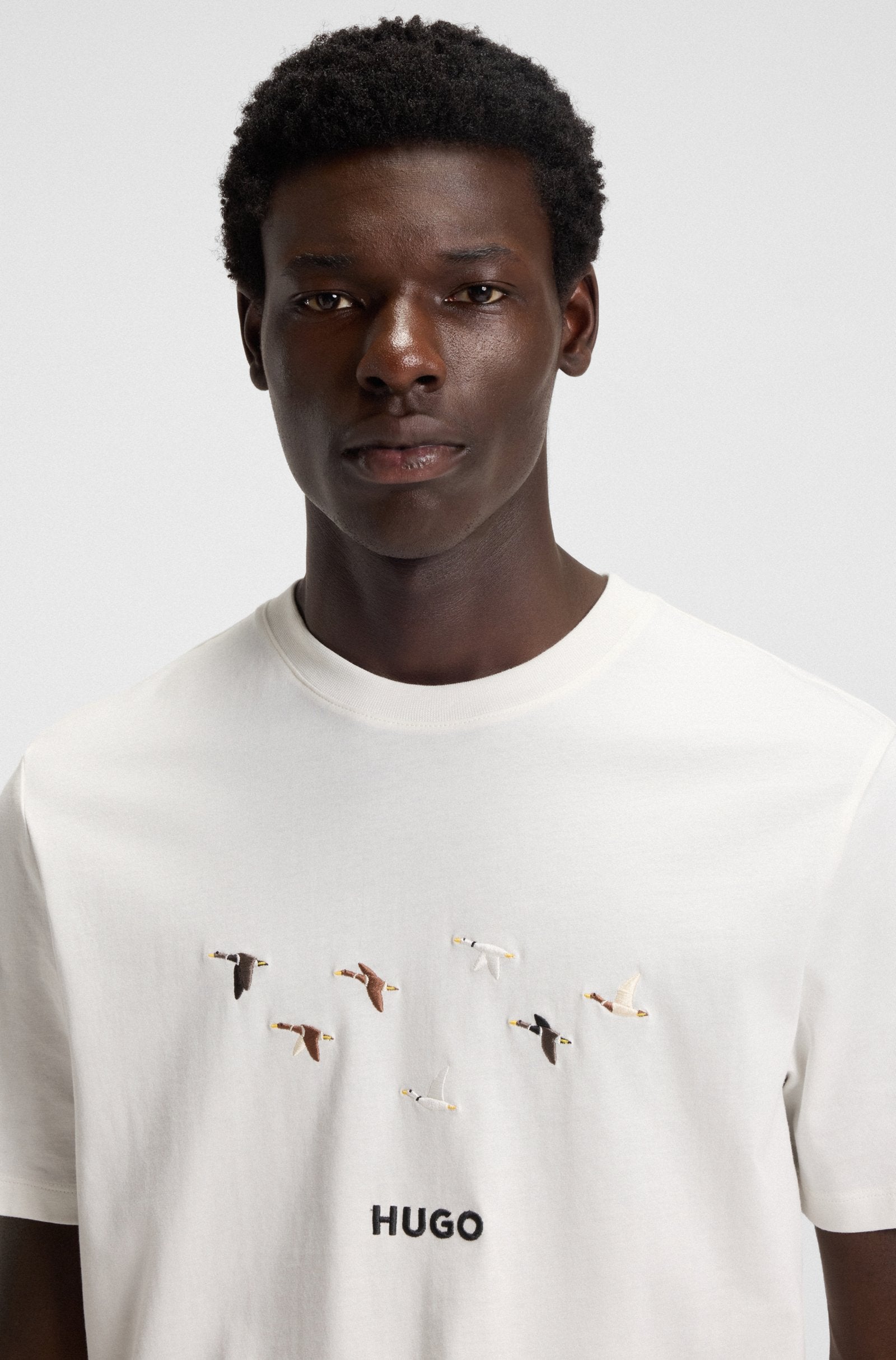 HUGO Dugolini T-Shirt 102 Natural