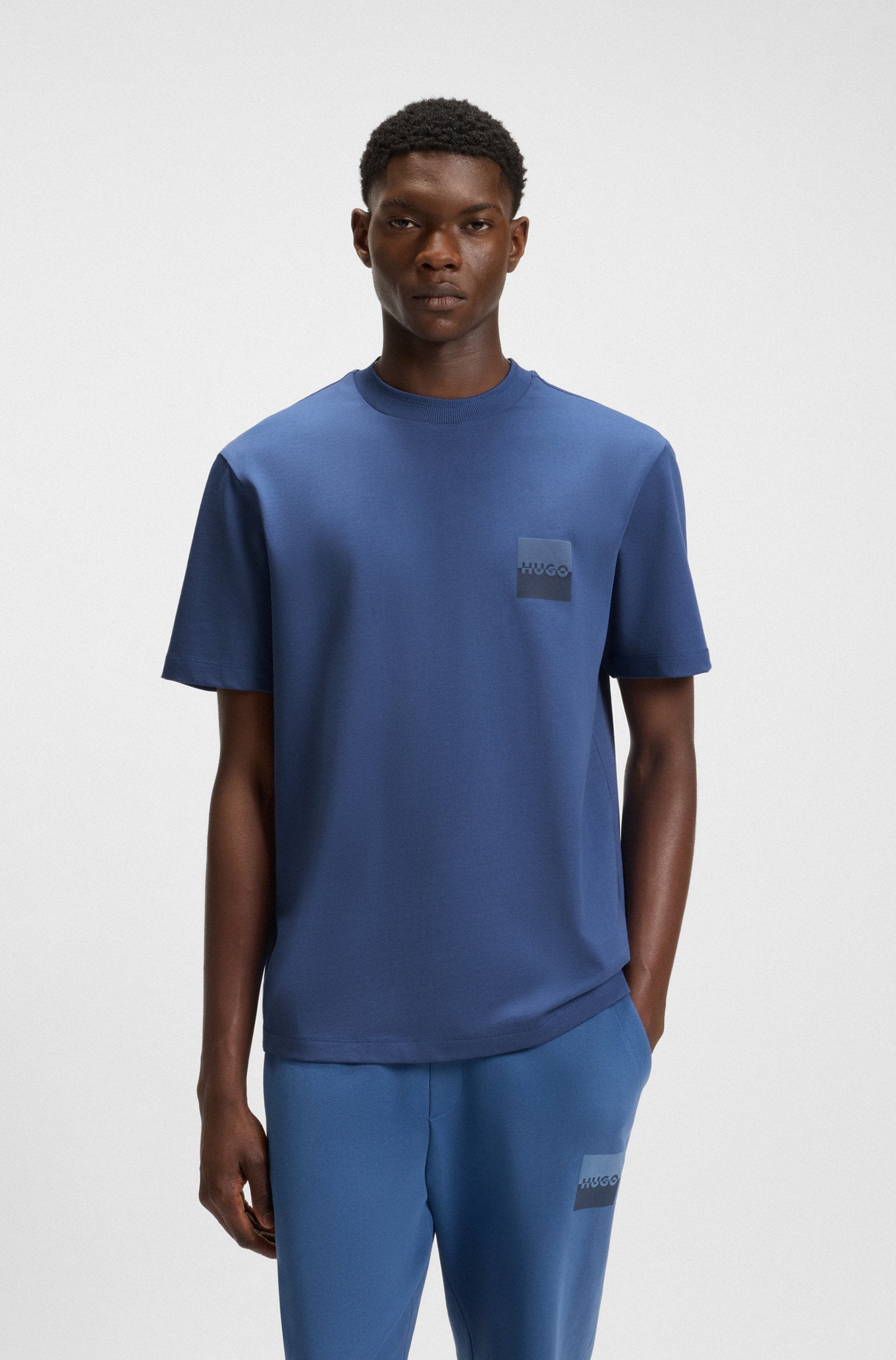 HUGO Dusplito T-Shirt 427 Medium Blue