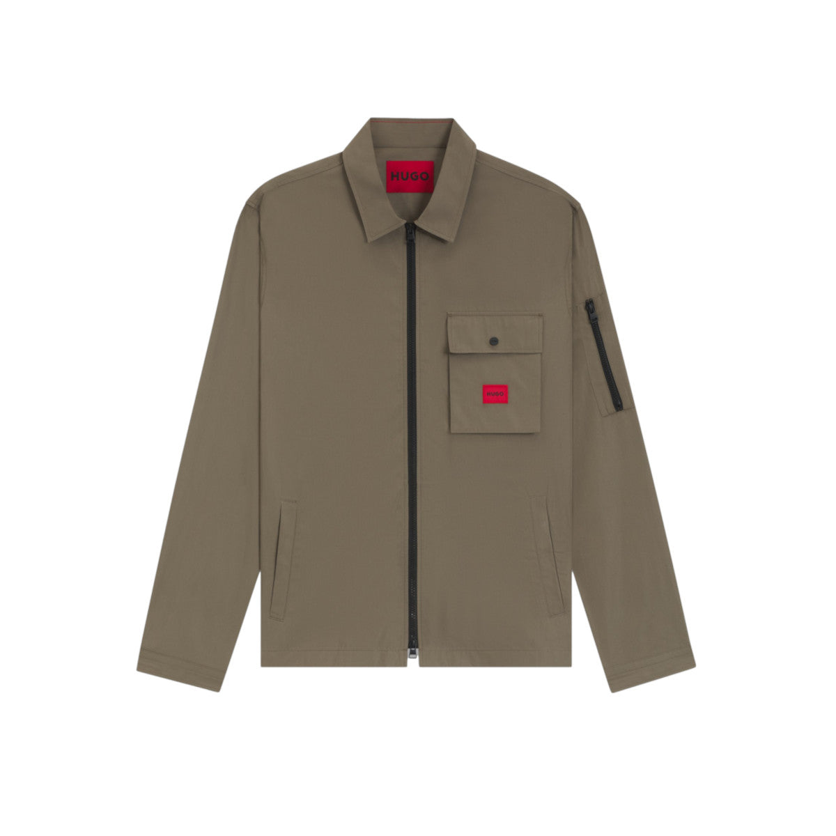 HUGO Emmond Overshirt 032 Medium Grey