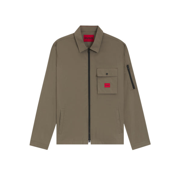 HUGO Emmond Overshirt 032 Medium Grey