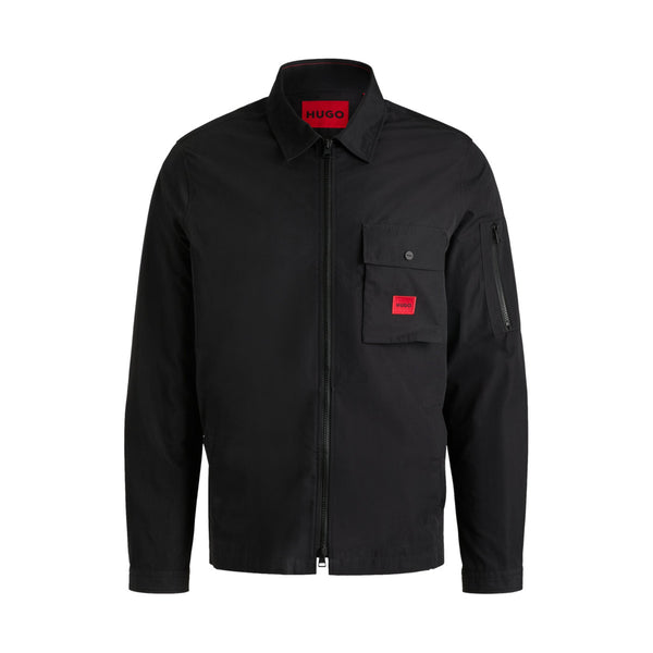 HUGO Emmond Overshirt A1-24 001 Black