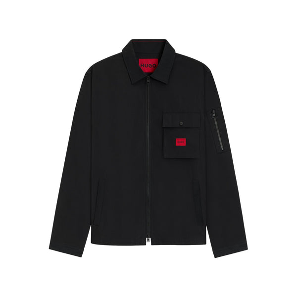 HUGO Emmond Overshirt A1-25 001 Black