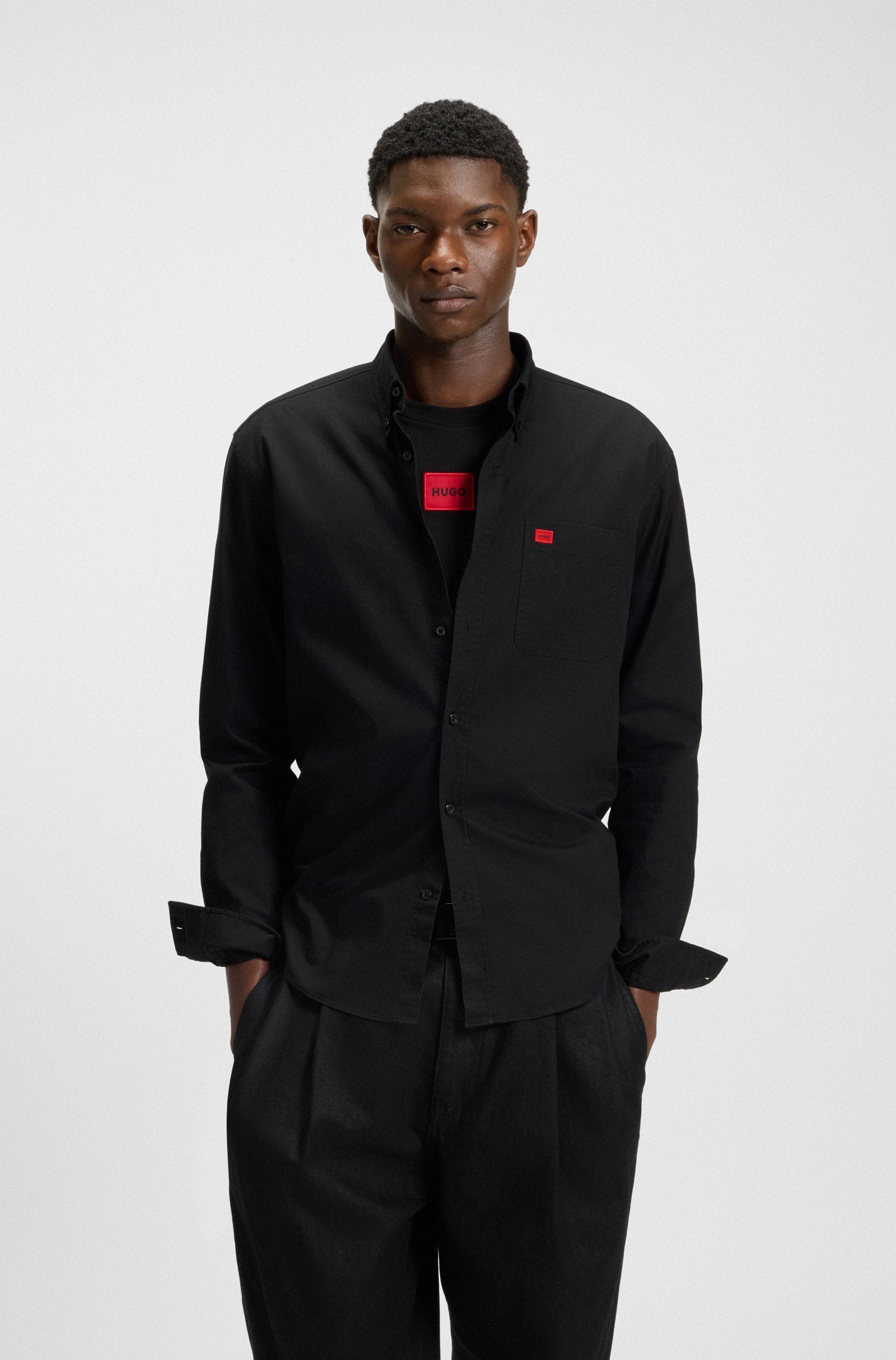 HUGO Evito Shirt 004 Black