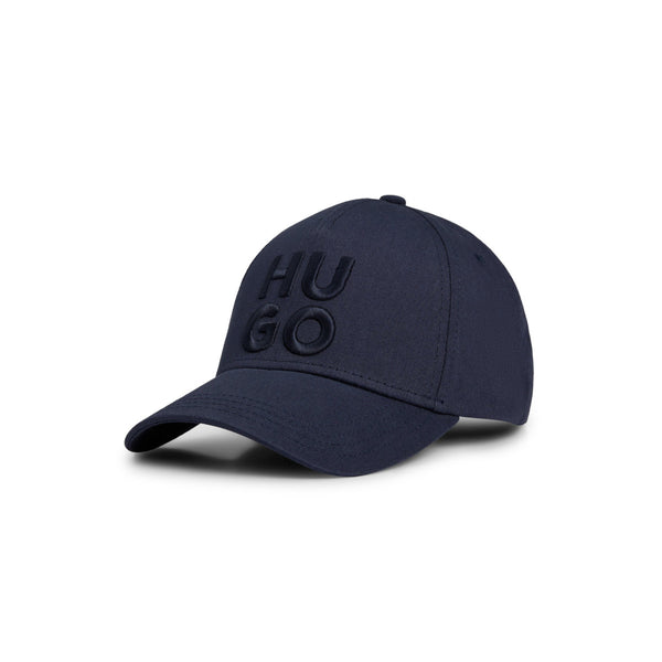 HUGO Jude-Stacked Hat 405 Dark Blue