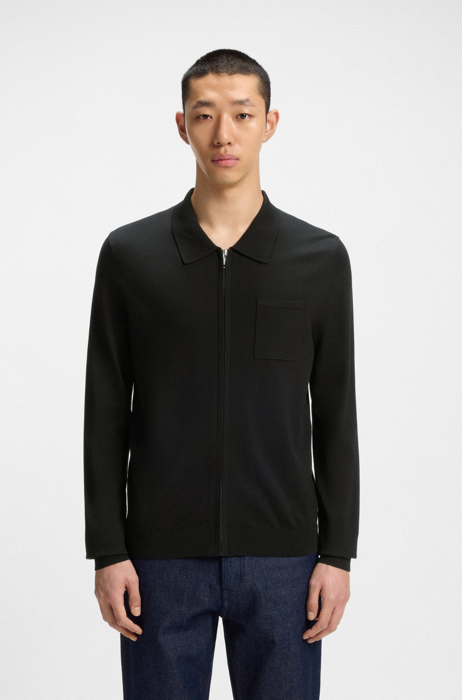 HUGO San Jean-CV Sweater 001 Black